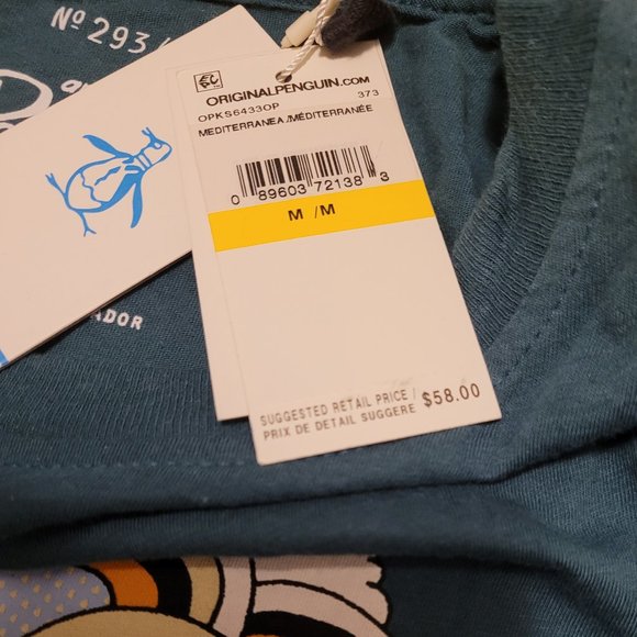 An Original Penguin + Jeremyville COLLAB LMTD EDITION 293/500 CREWNECK T-SHIRT - Picture 8 of 14